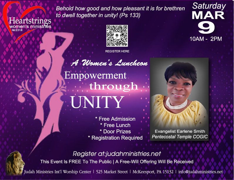 Women’s Luncheon Registration – Judah Ministries